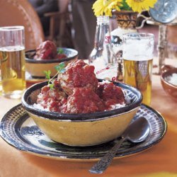 Meatballs in Tomato-Serrano Chile Sauce recipe