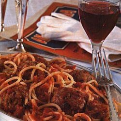 Spaghetti with Sicilian Meatballs recipe