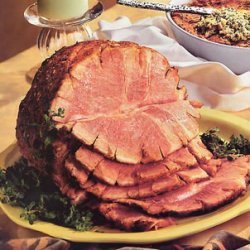 Baked Ham with Mustard and Marjoram recipe