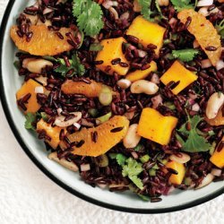 Black Rice Salad with Mango and Peanuts recipe