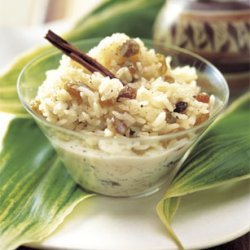 Rice Pudding with Raisins and Cinnamon recipe