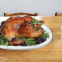 Roast Heritage Turkey with Bacon-Herb and Cider Gravy recipe