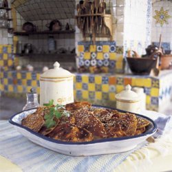 Puebla-Style Fiesta Turkey in Mole Sauce recipe