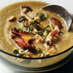 Mushroom Soup with Hazelnut Gremolata recipe