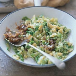 Brussels Sprout Hash with Caramelized Shallots recipe