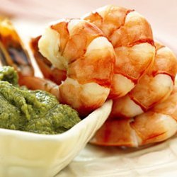 Shrimp with Artichoke Pesto recipe