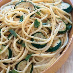 Spaghetti alla Carbonara di Zucchine recipe