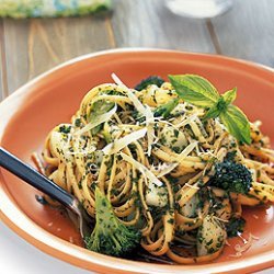 Pasta with Pesto, Broccoli, and Potatoes recipe