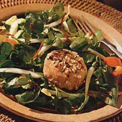 Hazelnut-Crusted Goat Cheese Salad recipe
