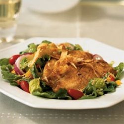 Cornmeal-Crusted Tilapia Salad recipe