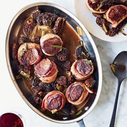 Beef Medallions with Bacon and Morels recipe