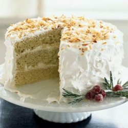 Coconut Cake with Buttercream Frosting recipe