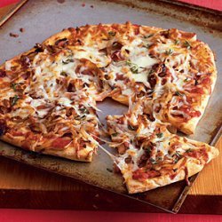 Caramelized Onion and Prosciutto Pizza recipe