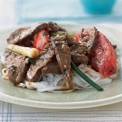 Chinese Five-Spice Steak with Rice Noodles recipe