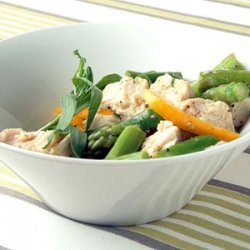 Poached Chicken and Asparagus Salad recipe