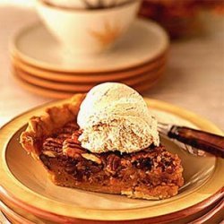 Sweet Potato Pecan Pie with Cinnamon Ice Cream recipe