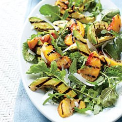 Grilled Peach-and-Avocado Salad recipe