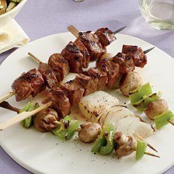 Grilled Steak and Vegetable Kabobs recipe