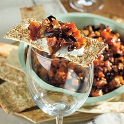 Peach and Pecan Tapenade with Goat Cheese recipe