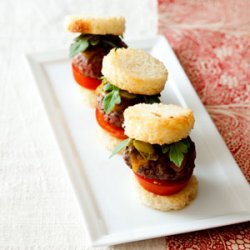 Mini Prime Cheeseburgers with Aged Cheddar recipe