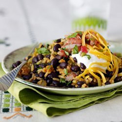 Speedy Black Beans and Mexican Rice recipe