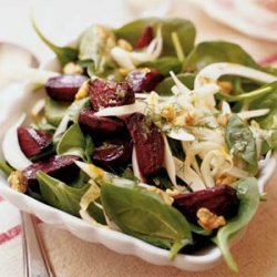 Roasted Beet, Fennel, and Walnut Salad recipe