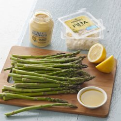 Asparagus Salad with Lemon & Feta recipe