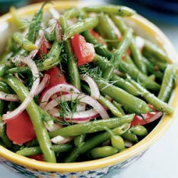 Marinated Green Beans and Tomatoes with Dill recipe