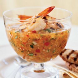 Grilled Shrimp Gazpacho recipe