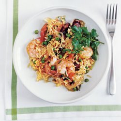 Shrimp and Sausage with Saffron Rice recipe