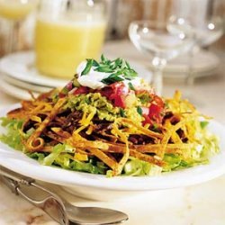 Taco Salad with Tortilla Whiskers recipe
