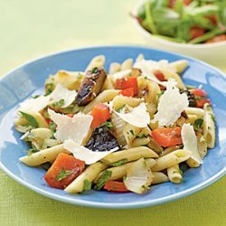 Herbed Penne with Simple Grilled Vegetables recipe