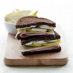 Ham, Sliced Pear & Swiss Sandwich recipe