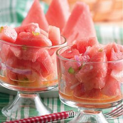 Tangy Watermelon Salad recipe