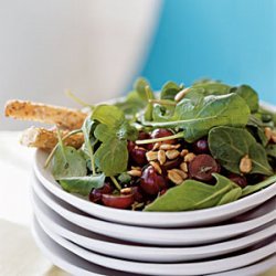 Arugula, Grape, and Sunflower Seed Salad recipe
