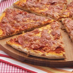 Whole-Wheat Pepperoni Pizza recipe