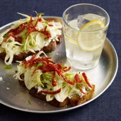 Toasts with Fennel and Sun-Dried Tomatoes recipe