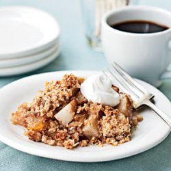Pear Crisp with Oat Streusel Topping recipe