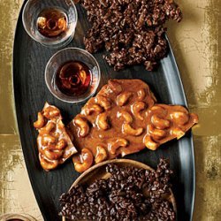 Spiced Cashew Brittle and Chocolate Crunch Bark recipe