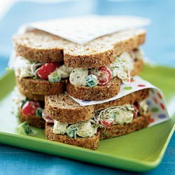 Chicken Salad Sandwiches With Pesto recipe