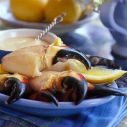Stone Crab Claws with Mustard Sauce recipe