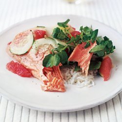 Citrus Salmon with Watercress Salad recipe