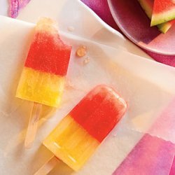 Minted Watermelon and Lemon Ice Pops recipe