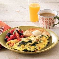 Spinach-and-Cheese Omelet recipe