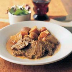 Savory Braised-Pork Supper recipe