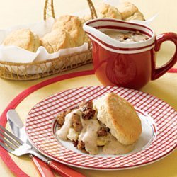 Biscuits with Sausage Gravy recipe