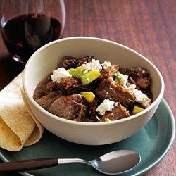 Slow-Braised Red Chile Beef recipe