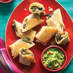 Poblano and Nopales Chimichangas recipe