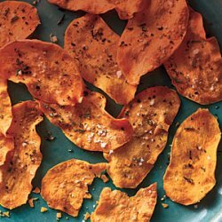 Microwave Sweet Potato Chips recipe