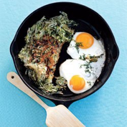 Spring Hash with Eggs Sunny-Side Up recipe